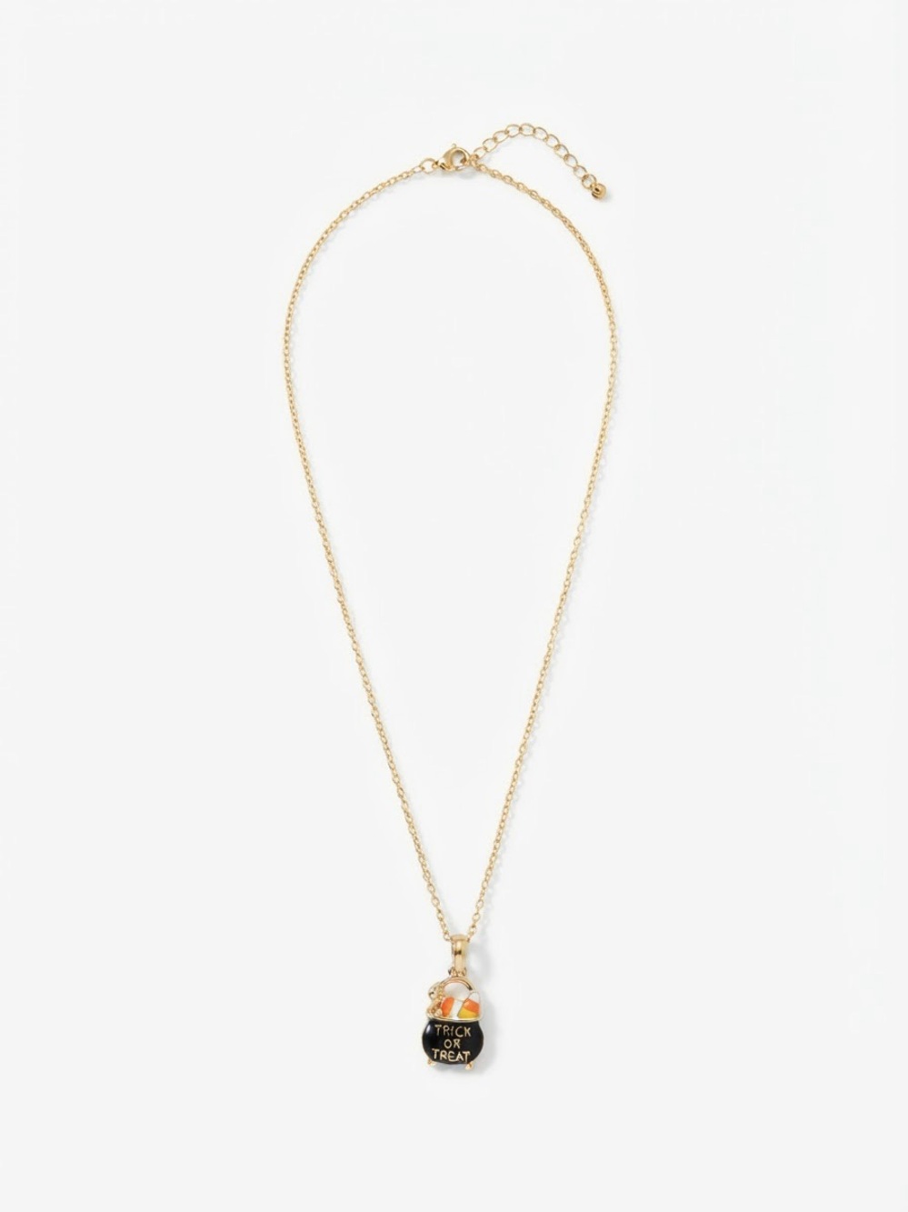 Vintage Napier TRICK OR TREAT Pendant Necklace